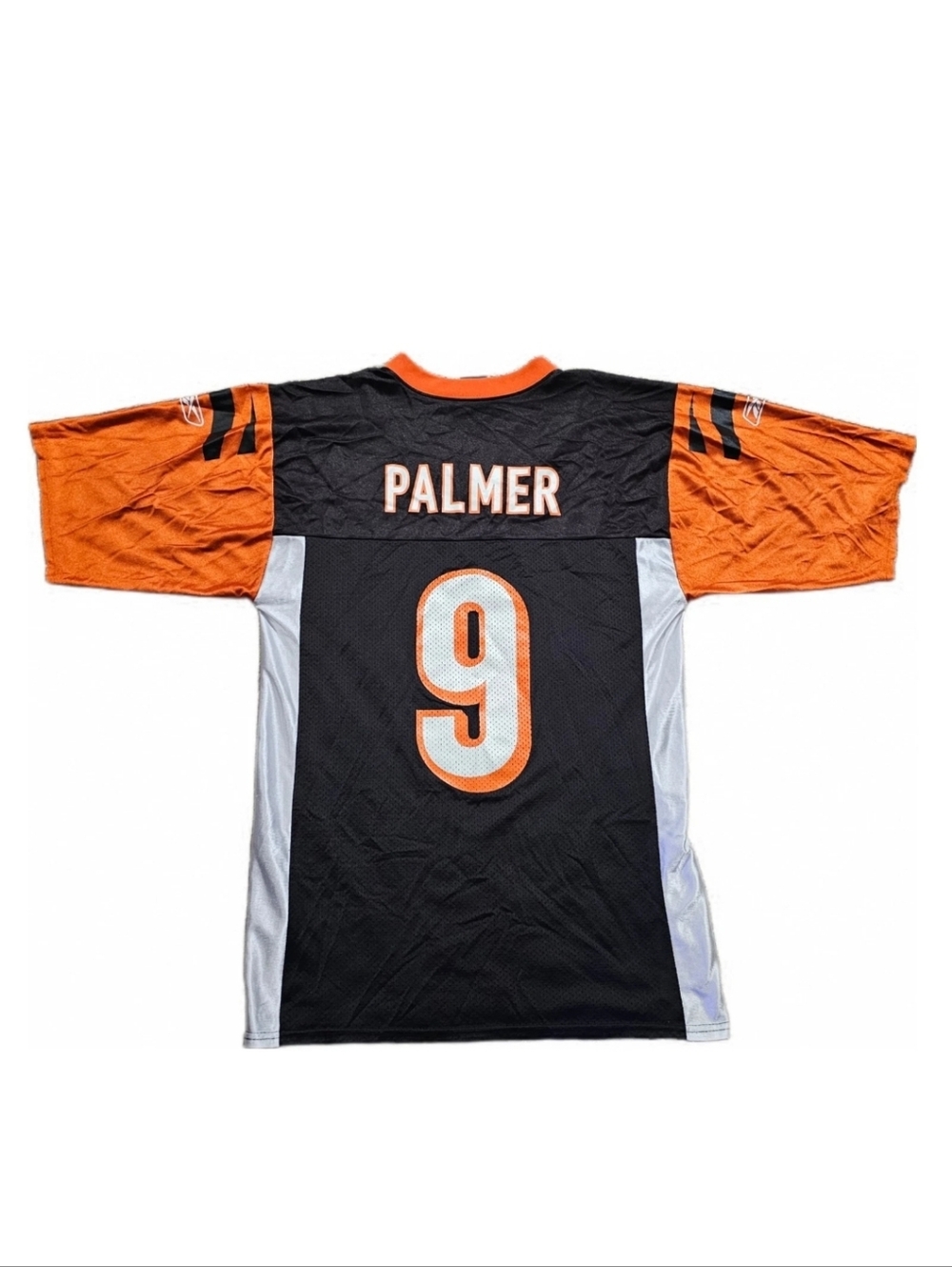 Cincinnati Bengals 9 Palmer NFL Reebok Jersey Mens M Black Orange NWOT Football